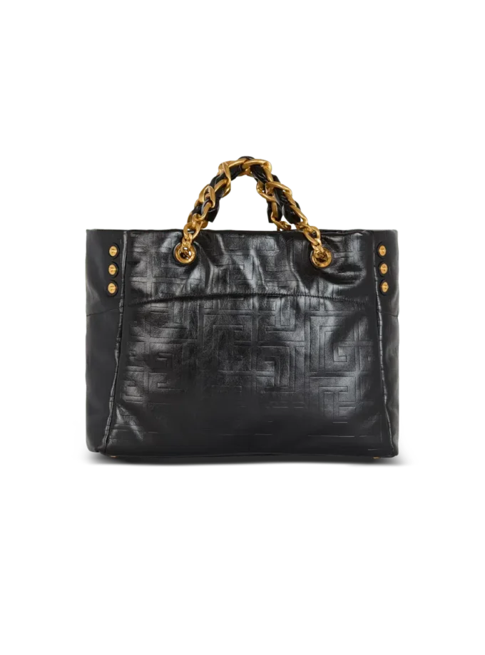 1945 Sac cabas en cuir craquelé souple 1945 Sac cabas en cuir craquelé souple