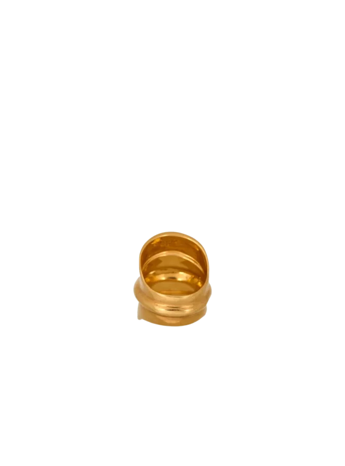 Bague en laiton bambou