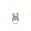 Bague sphérique avec piercing