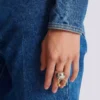 Bague sphérique avec piercing