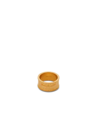 Bague tubulaire Balmain Signature Bague tubulaire Balmain Signature
