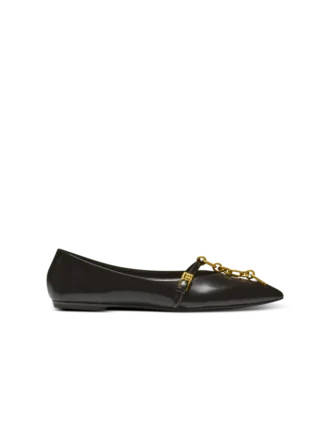 Ballerines Sync en cuir d&rsquo;agneau brillant
