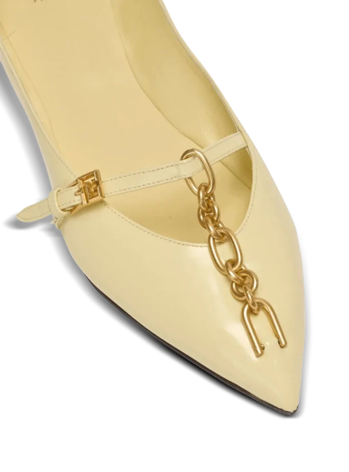 Ballerines Sync en cuir d&rsquo;agneau brillant