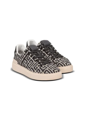 Baskets B-Court en jacquard monogrammé Baskets B-Court en jacquard monogrammé