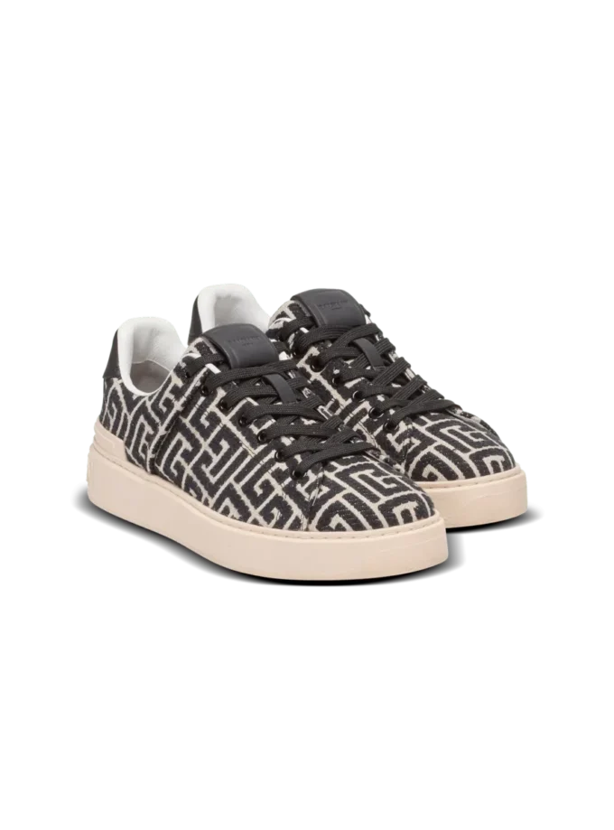 Baskets B-Court en jacquard monogrammé Baskets B-Court en jacquard monogrammé