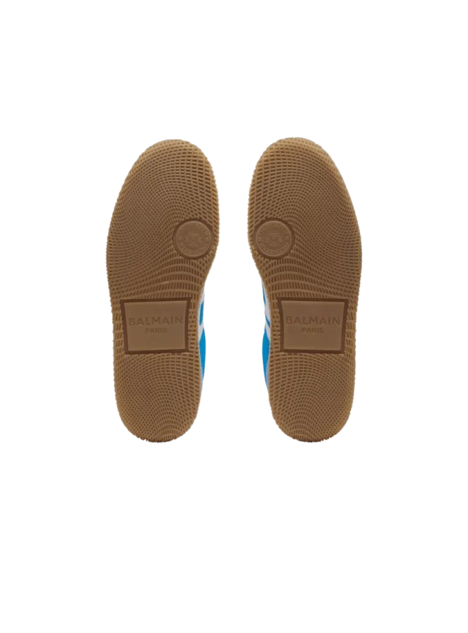 Baskets Balmain Swan en cuir, daim et nylon Baskets Balmain Swan en cuir, daim et nylon