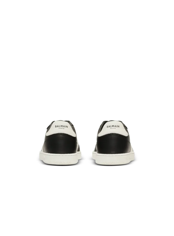 Baskets Balmain Swan en cuir de veau Baskets Balmain Swan en cuir de veau