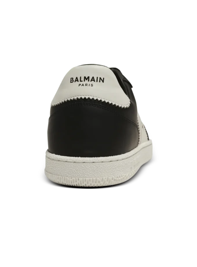 Baskets Balmain Swan en cuir de veau Baskets Balmain Swan en cuir de veau