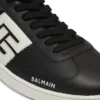 Baskets Balmain Swan en cuir de veau Baskets Balmain Swan en cuir de veau