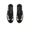 Baskets Balmain Swan en cuir de veau et daim