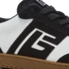Baskets Balmain Swan en cuir de veau et daim