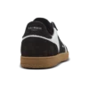 Baskets Balmain Swan en cuir de veau et daim