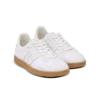 Baskets Balmain Swan en cuir et toile Baskets Balmain Swan en cuir et toile