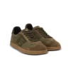 Baskets Balmain Swan en cuir et toile Baskets Balmain Swan en cuir et toile