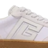 Baskets Balmain Swan en cuir et toile Baskets Balmain Swan en cuir et toile