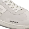 Baskets Balmain Swan en daim et cuir lisse Baskets Balmain Swan en daim et cuir lisse