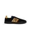 Baskets Balmain Swan en daim et cuir verni Baskets Balmain Swan en daim et cuir verni