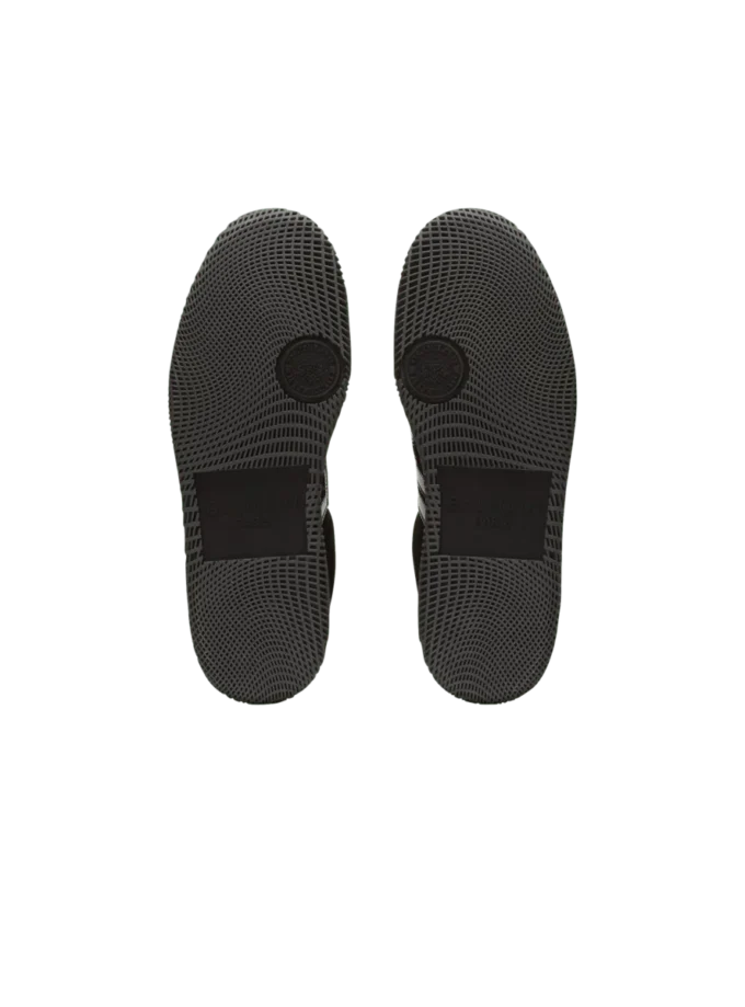 Baskets Balmain Swan en daim et cuir verni Baskets Balmain Swan en daim et cuir verni