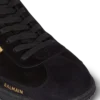Baskets Balmain Swan en daim et cuir verni Baskets Balmain Swan en daim et cuir verni