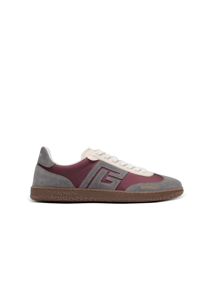 Baskets Balmain Swan en daim et nylon Baskets Balmain Swan en daim et nylon