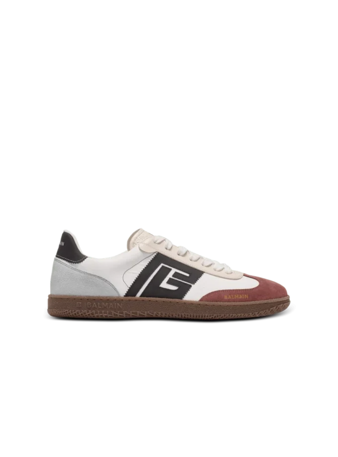 Baskets Balmain Swan en daim et nylon Baskets Balmain Swan en daim et nylon