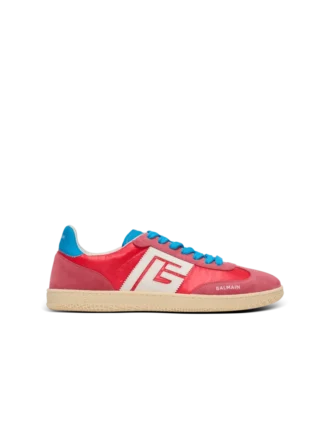 Baskets Balmain Swan en daim et nylon Baskets Balmain Swan en daim et nylon