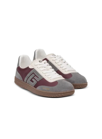 Baskets Balmain Swan en daim et nylon