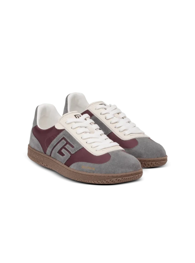 Baskets Balmain Swan en daim et nylon Baskets Balmain Swan en daim et nylon