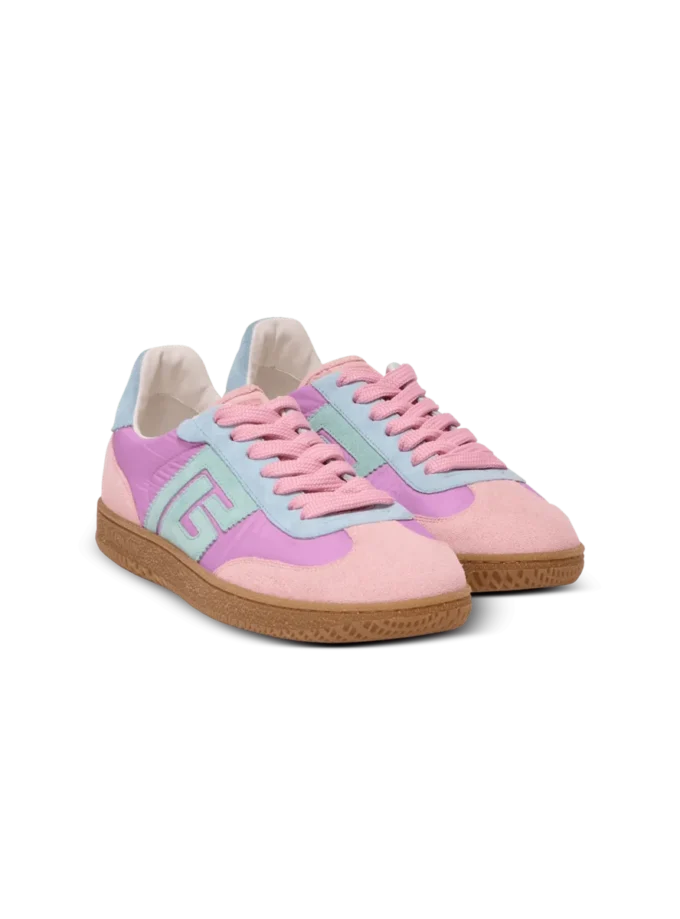 Baskets Balmain Swan en daim et nylon Baskets Balmain Swan en daim et nylon