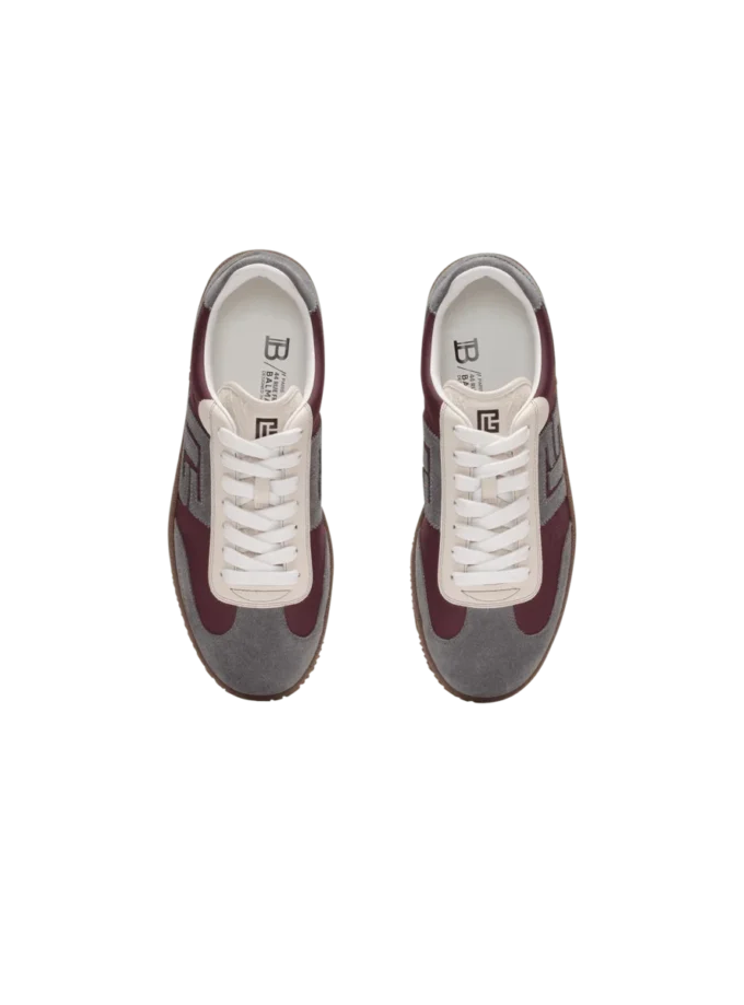 Baskets Balmain Swan en daim et nylon Baskets Balmain Swan en daim et nylon