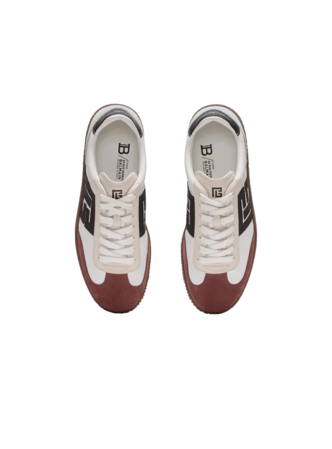 Baskets Balmain Swan en daim et nylon Baskets Balmain Swan en daim et nylon