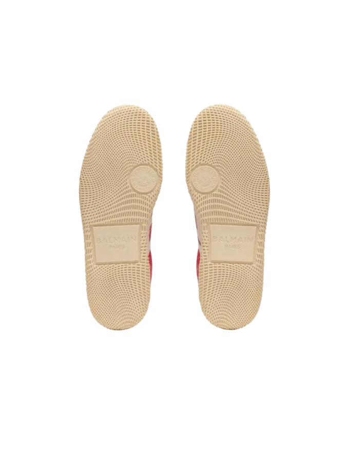 Baskets Balmain Swan en daim et nylon