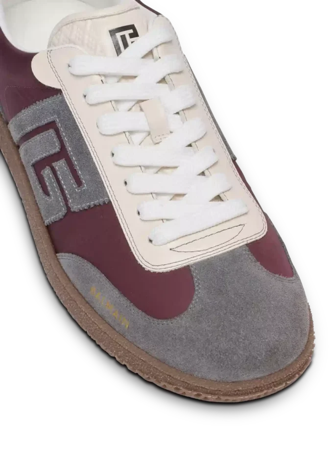 Baskets Balmain Swan en daim et nylon Baskets Balmain Swan en daim et nylon