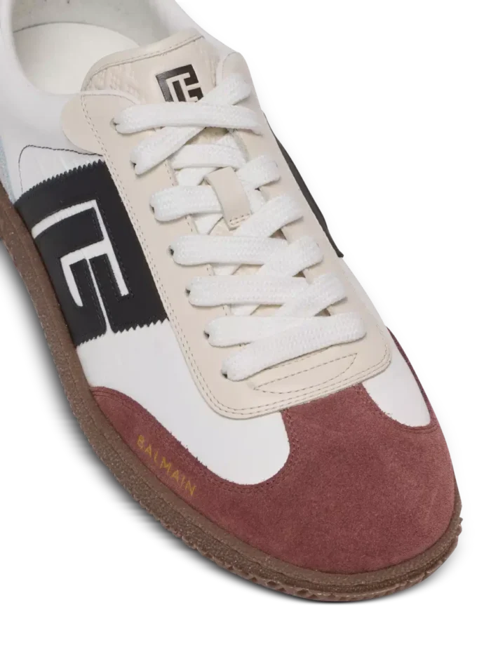 Baskets Balmain Swan en daim et nylon Baskets Balmain Swan en daim et nylon
