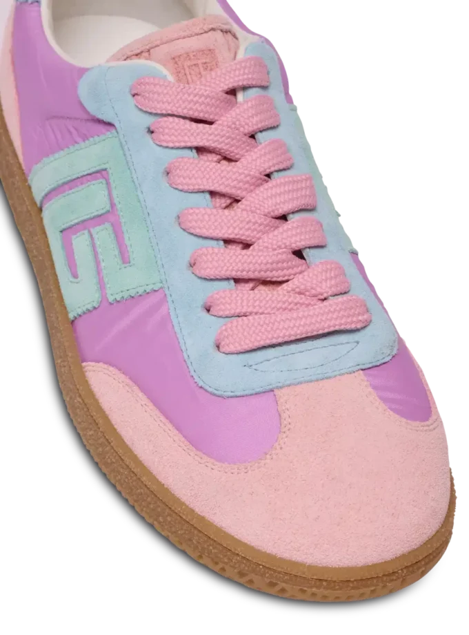 Baskets Balmain Swan en daim et nylon Baskets Balmain Swan en daim et nylon