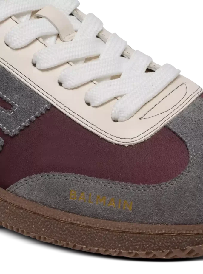 Baskets Balmain Swan en daim et nylon Baskets Balmain Swan en daim et nylon
