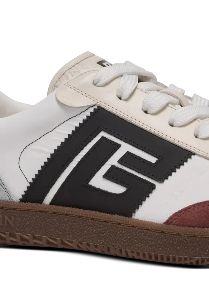 Baskets Balmain Swan en daim et nylon Baskets Balmain Swan en daim et nylon