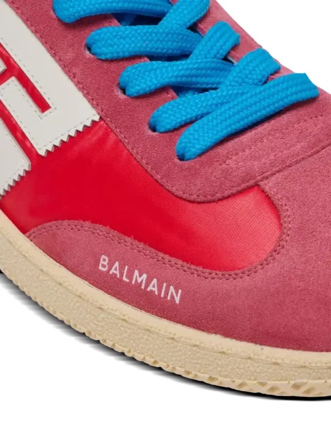 Baskets Balmain Swan en daim et nylon
