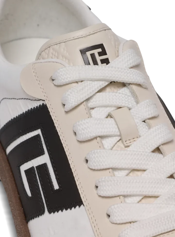Baskets Balmain Swan en daim et nylon Baskets Balmain Swan en daim et nylon