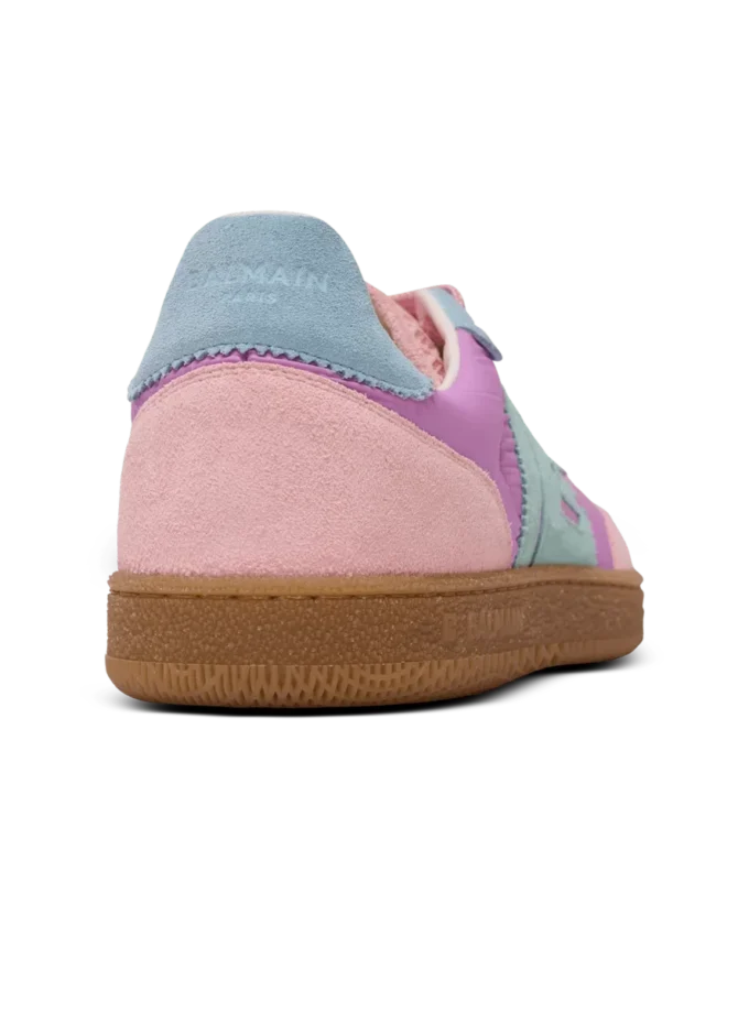 Baskets Balmain Swan en daim et nylon Baskets Balmain Swan en daim et nylon
