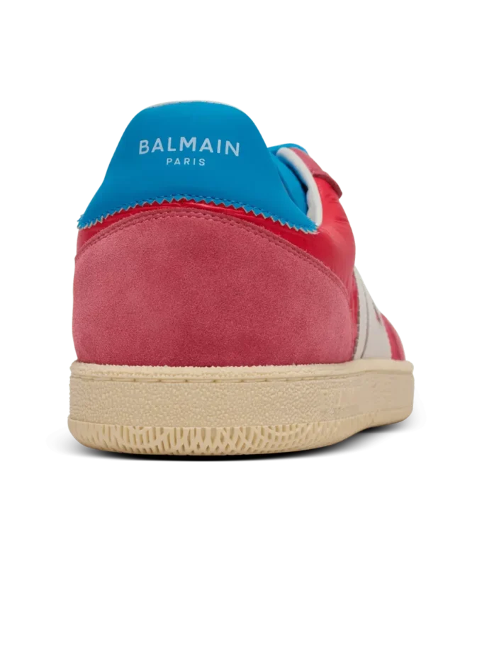 Baskets Balmain Swan en daim et nylon