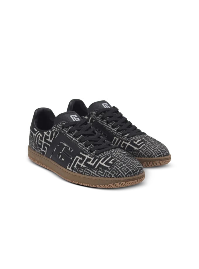 Baskets Balmain Swan en jacquard PB Labyrinth Baskets Balmain Swan en jacquard PB Labyrinth