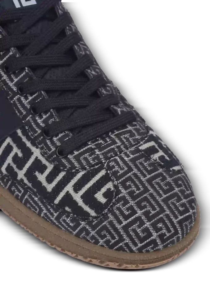 Baskets Balmain Swan en jacquard PB Labyrinth Baskets Balmain Swan en jacquard PB Labyrinth
