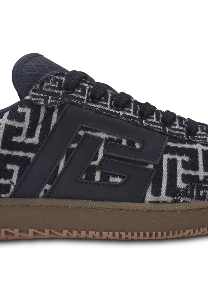 Baskets Balmain Swan en jacquard PB Labyrinth Baskets Balmain Swan en jacquard PB Labyrinth