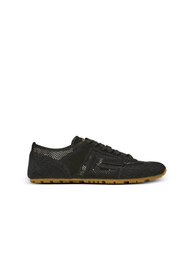 Baskets Racer 45 en cuir de veau, daim et nylon Baskets Racer 45 en cuir de veau, daim et nylon