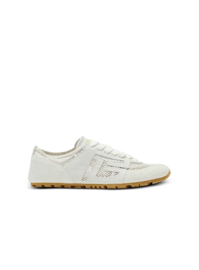 Baskets Racer 45 en cuir de veau, daim et nylon Baskets Racer 45 en cuir de veau, daim et nylon