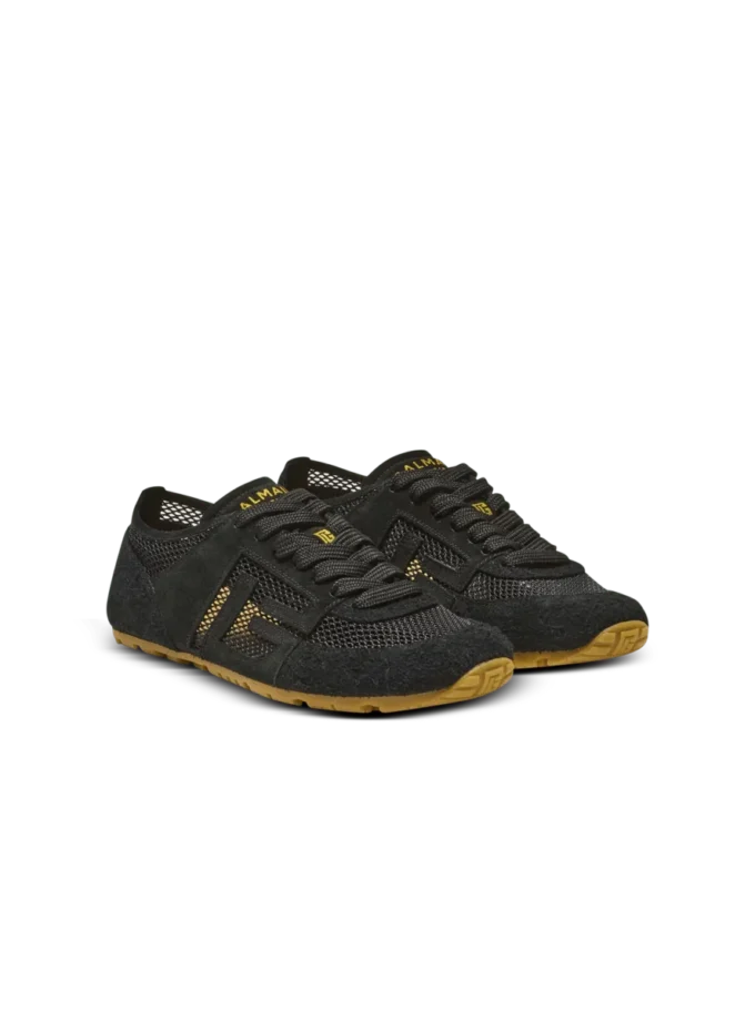 Baskets Racer 45 en cuir de veau, daim et nylon Baskets Racer 45 en cuir de veau, daim et nylon