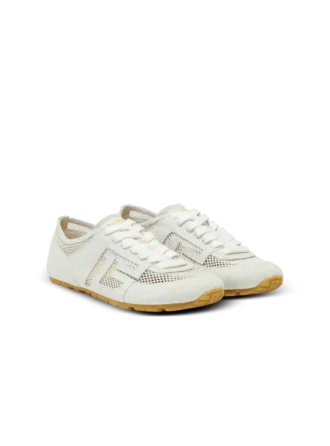 Baskets Racer 45 en cuir de veau, daim et nylon Baskets Racer 45 en cuir de veau, daim et nylon