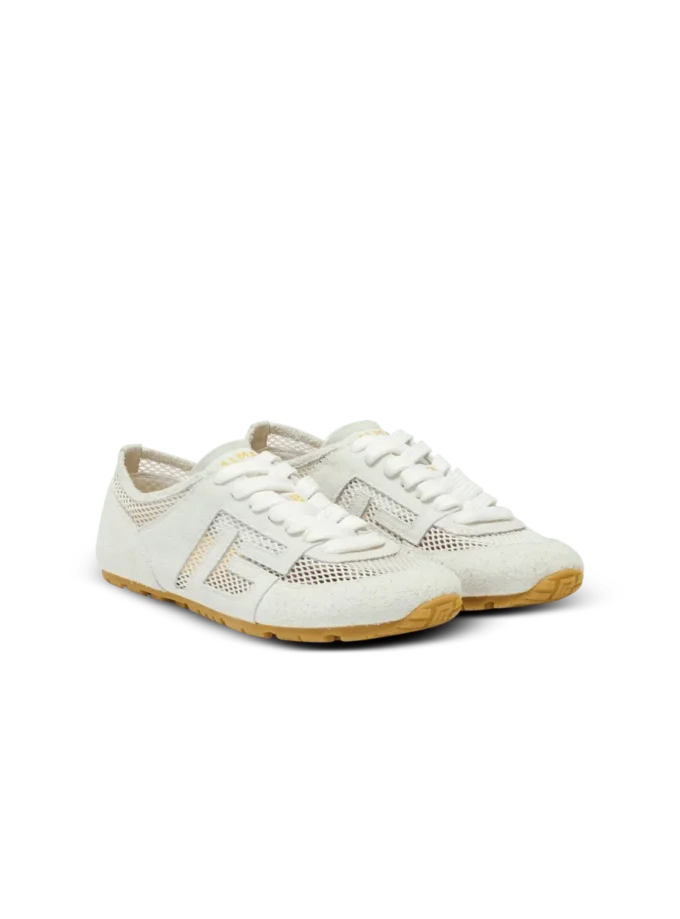 Baskets Racer 45 en cuir de veau, daim et nylon Baskets Racer 45 en cuir de veau, daim et nylon