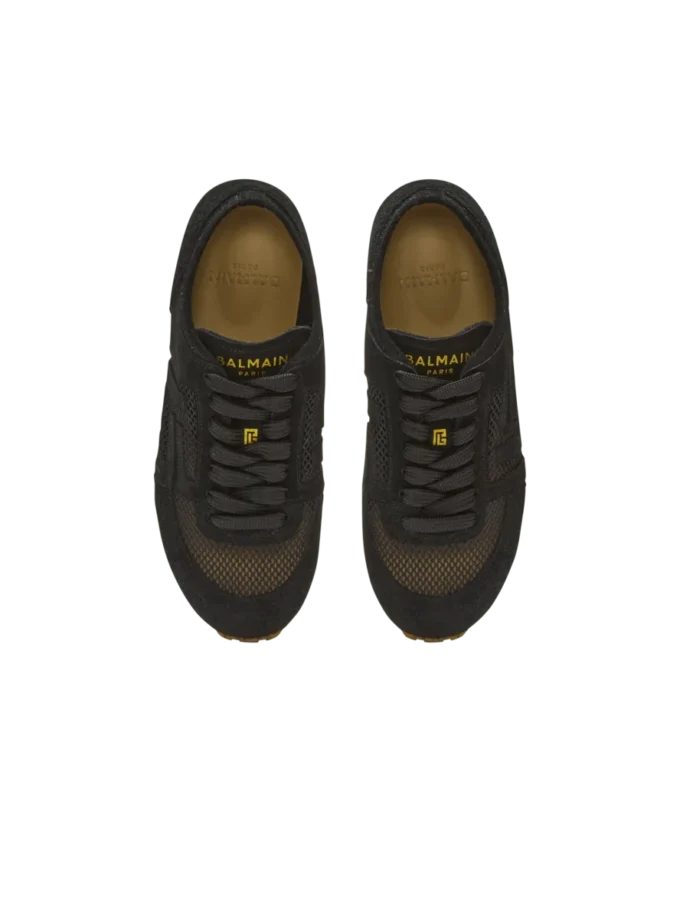 Baskets Racer 45 en cuir de veau, daim et nylon Baskets Racer 45 en cuir de veau, daim et nylon